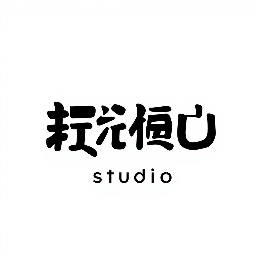 Logo themed around the "Qi Ou" studio, which is engaged in data-related content, requiring a simple and grand visual image.