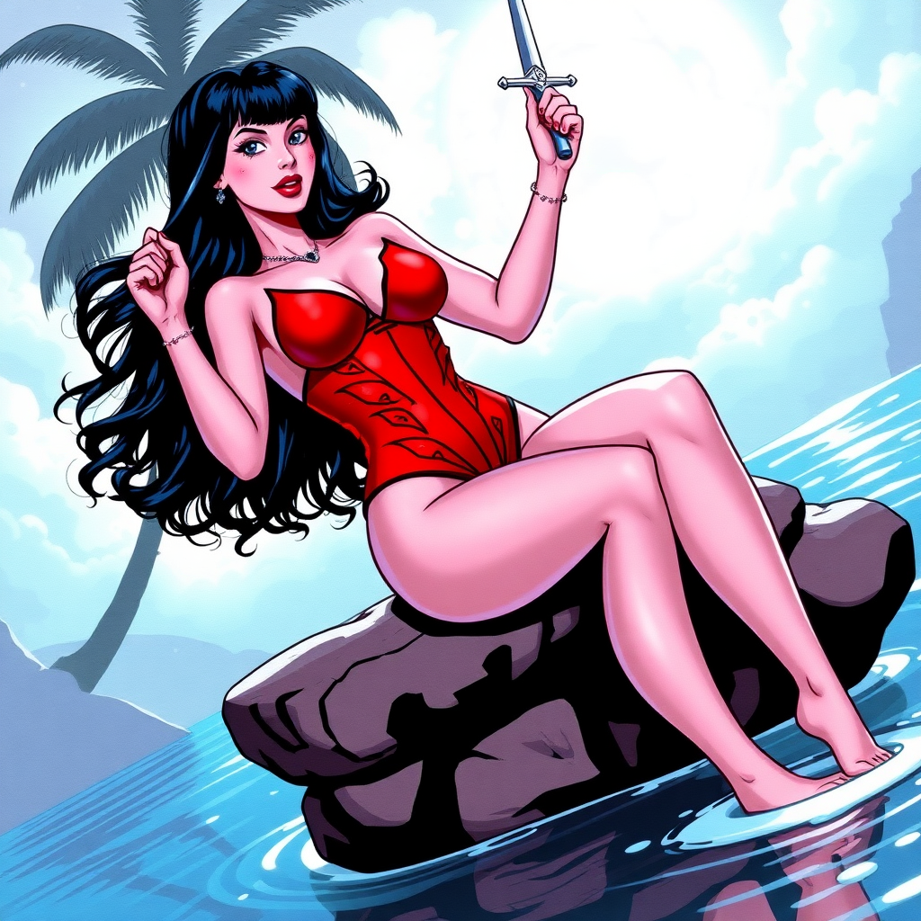 Vampirella on Fantasy Island