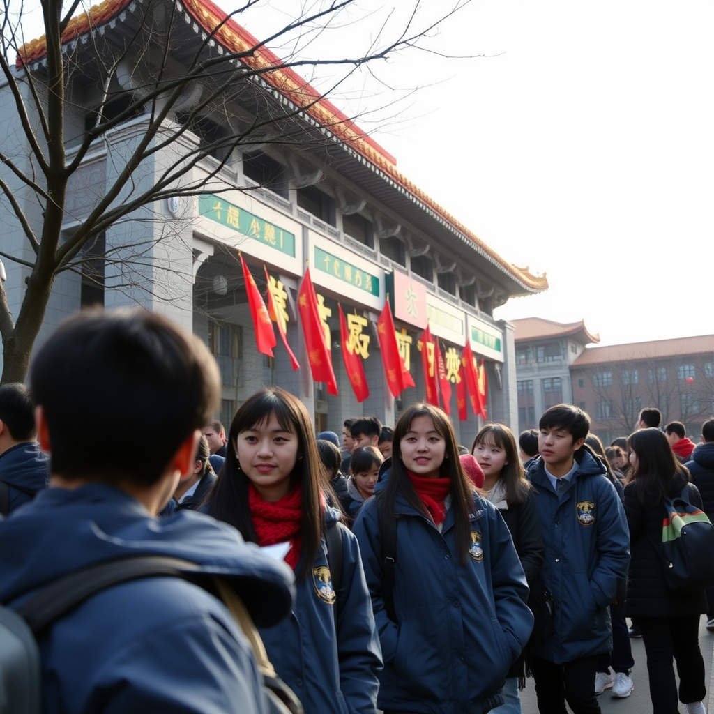 Beijing high school students