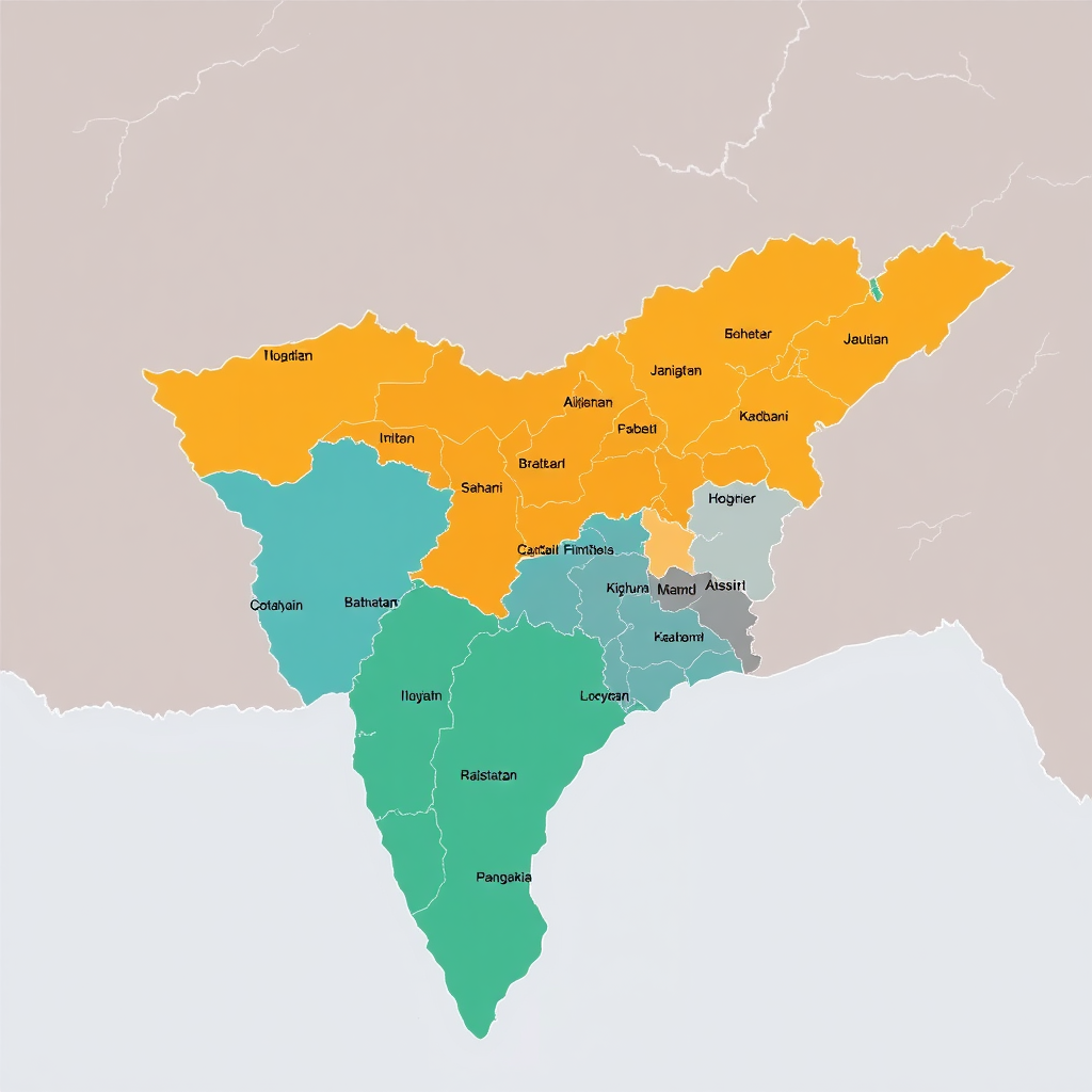 map of rajasthan