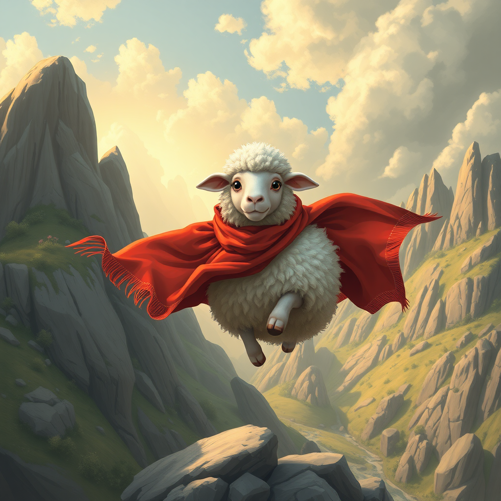 Super sheep rescues the world