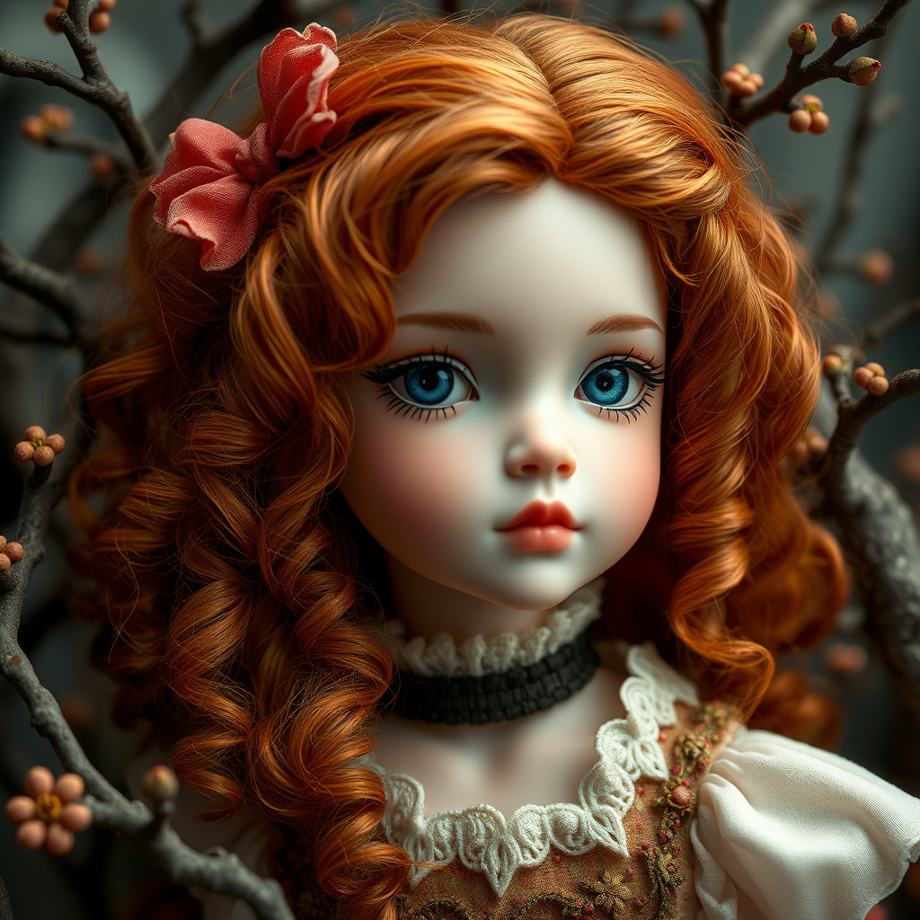 a porcelain doll, artists doll, bjd, high quality photo, intricate environment, ultra-detailed, impressionistic, dynamic composition, artistic photograph, matte texture