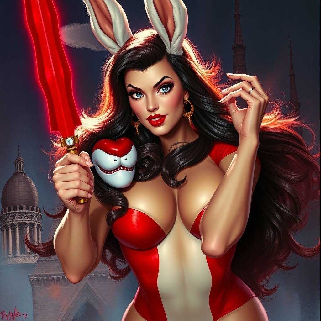 Imagine: if Frank Frazetta had originally painted Jessica Rabbit in HD DSLR