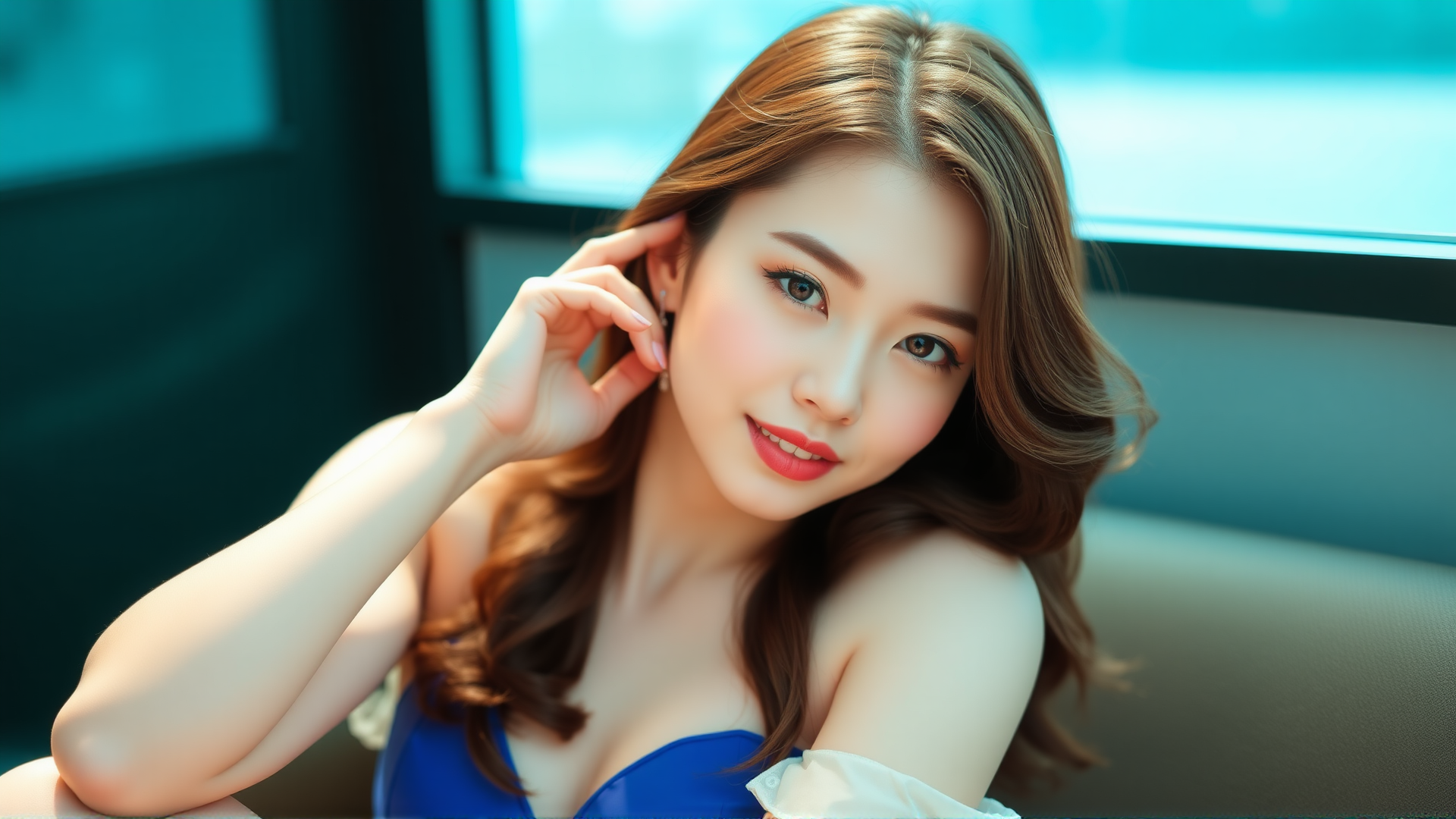 photo,8K,1 korean beautiful girl,huge breasts,slim,white skin,full body,24 years old,pop star