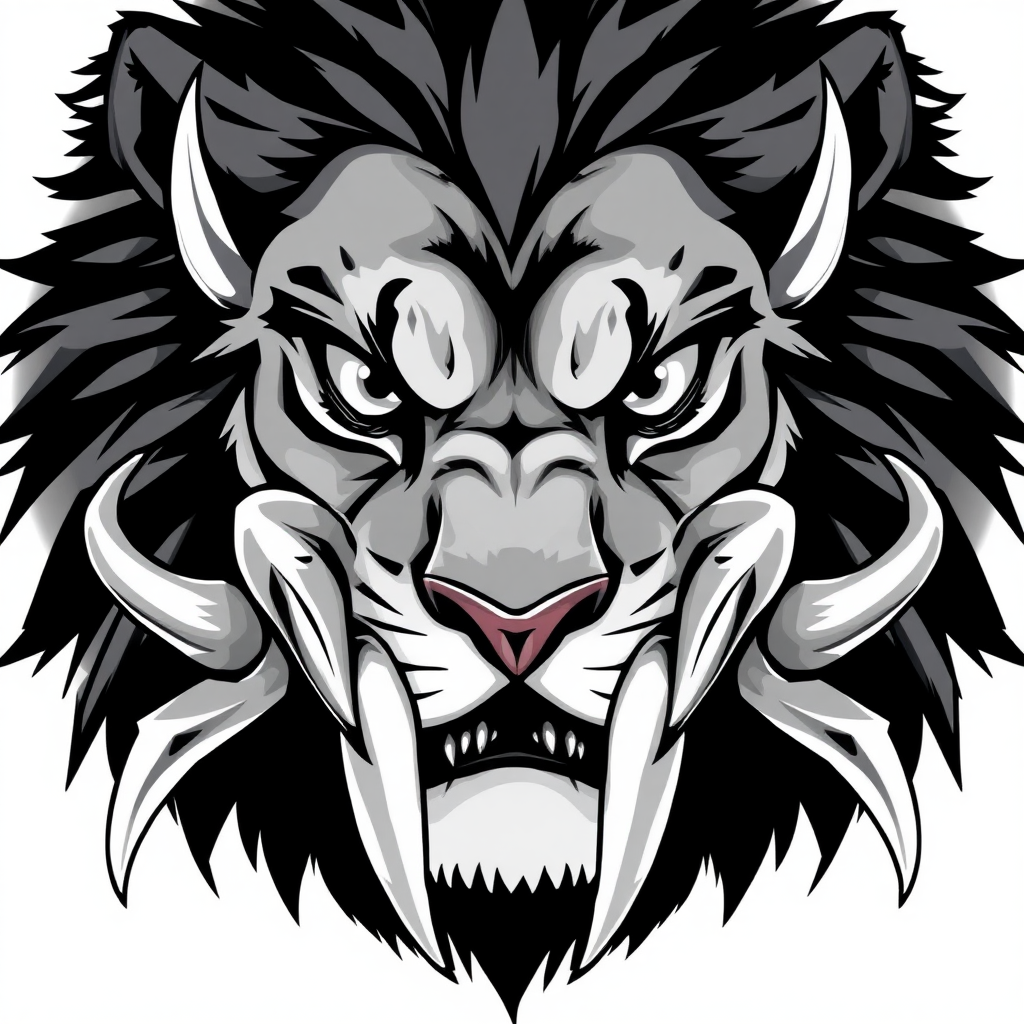 Create an anime-style illustration featuring the claws of a lion, combined with its intense eyes. The design should focus on the sharp, exaggerated claws, showcasing intricate details, while the eyes should be large and expressive, conveying a fierce and powerful look. Use a monochromatic color scheme to enhance the drama of the illustration, ensuring that both the claws and the eyes are prominent in the design. This artwork should embody strength and intensity, suitable for branding or logo use.