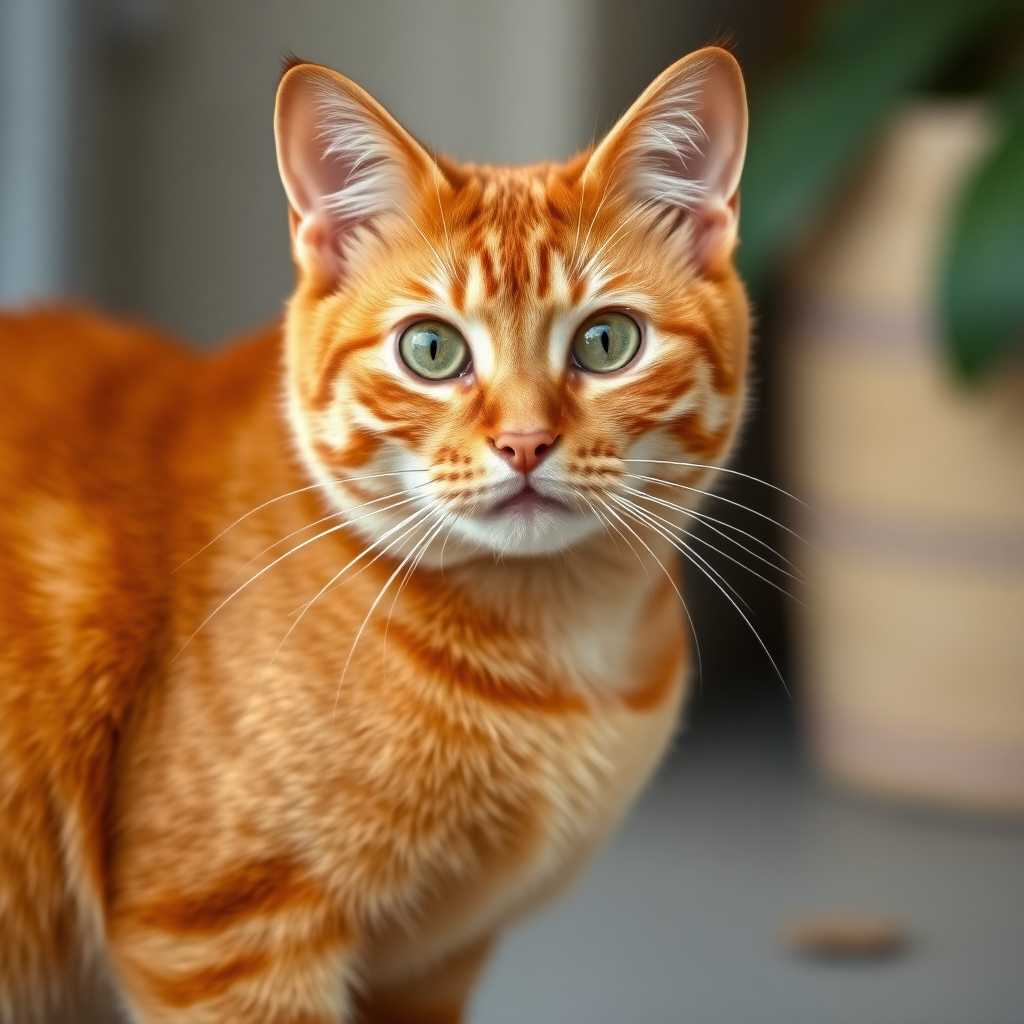 A common communist orange cat