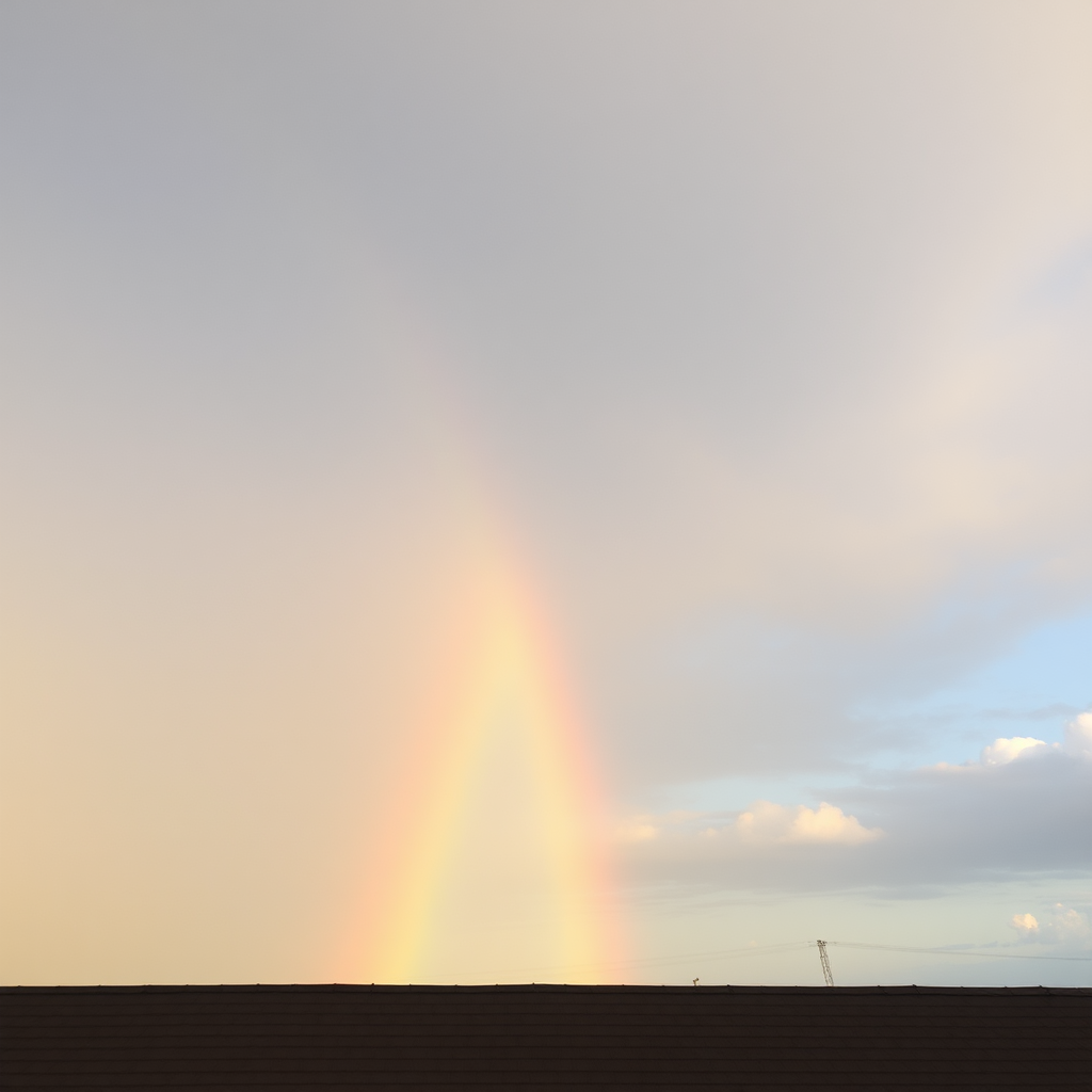 Sky, rainbow