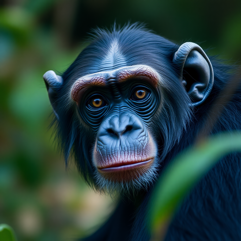 Face of a chimpanzee