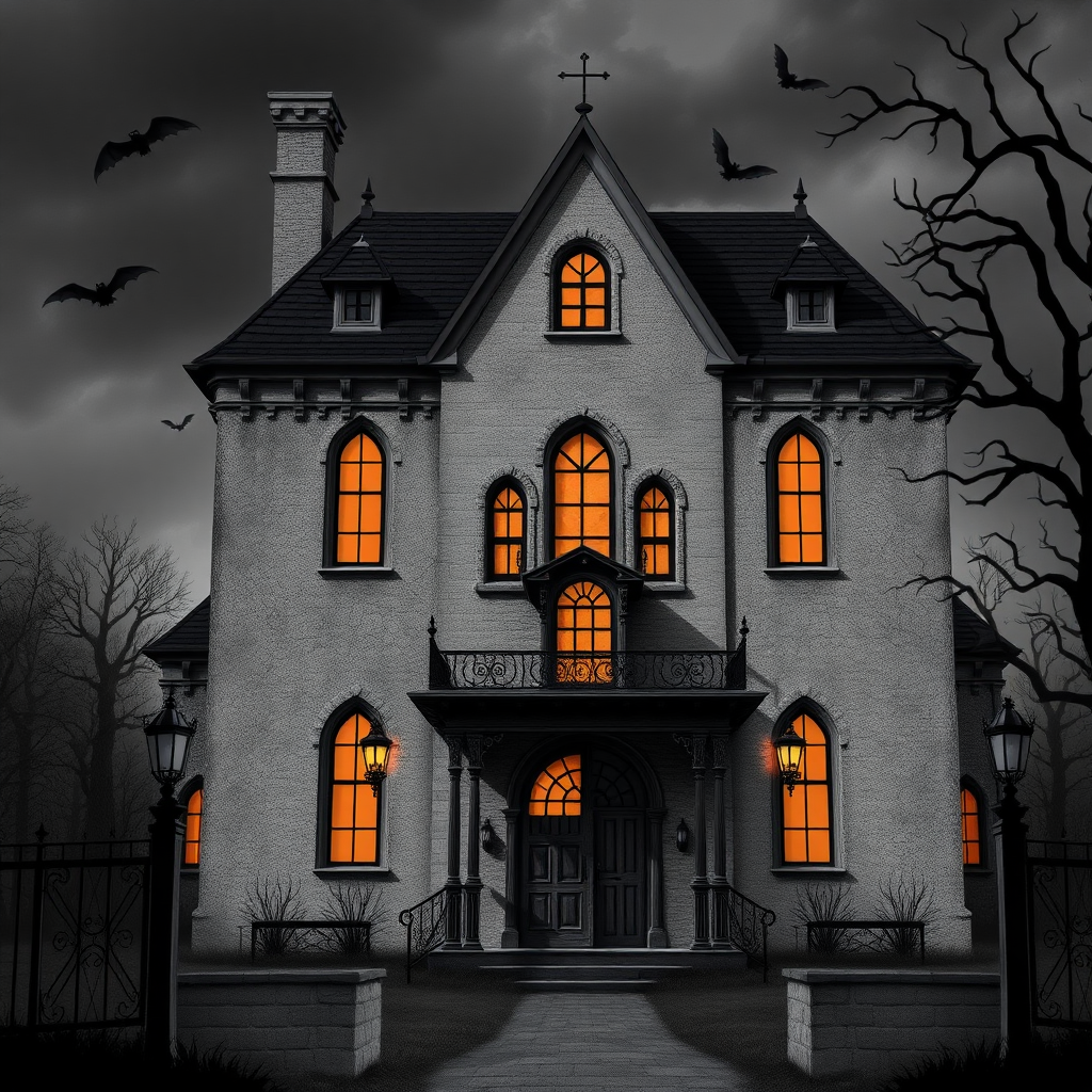 A spooky manor