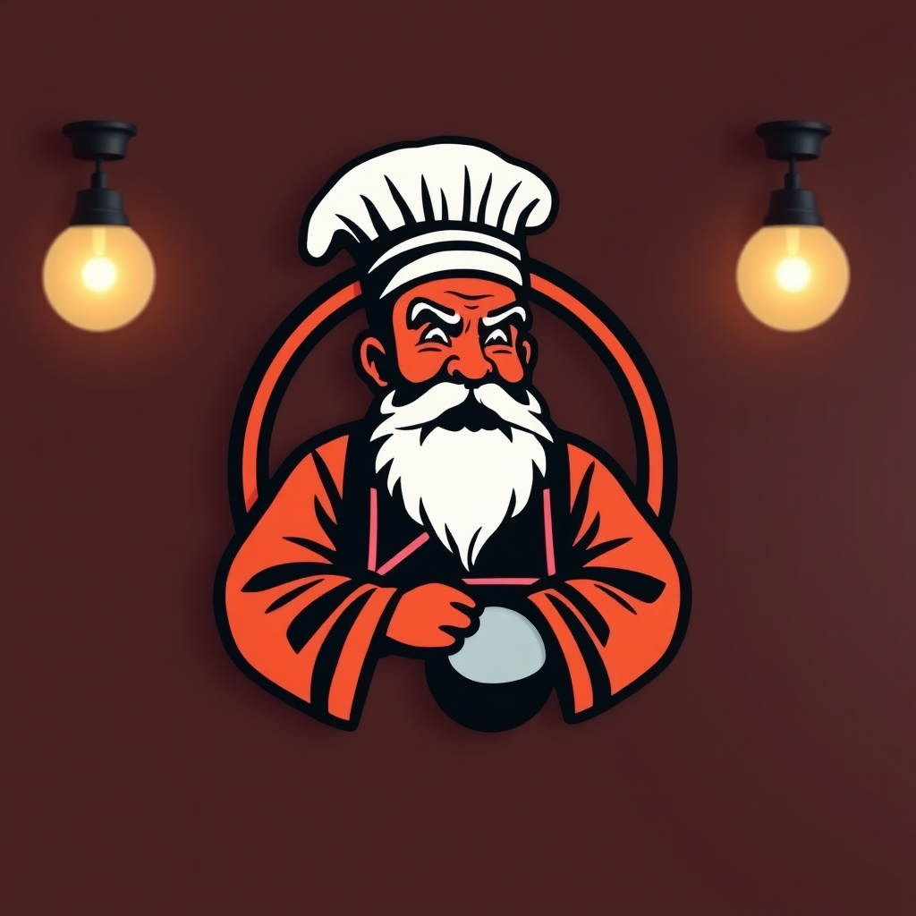 Fast food restaurant logo  
Old Master Q