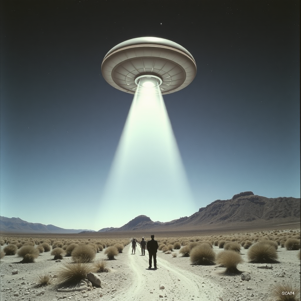 real photo 1975 alien abduction nevada