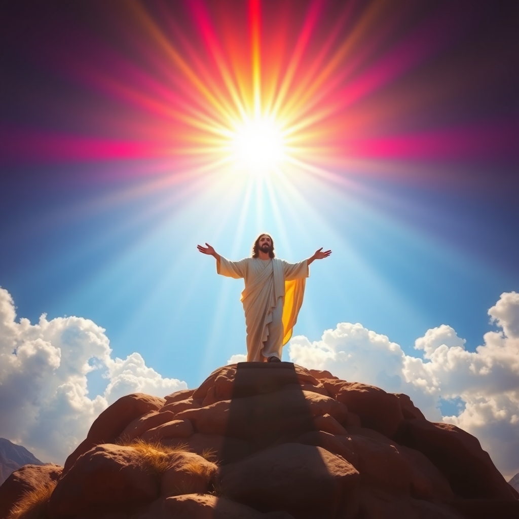 Holy sun ray Jesus the Lord the true Son of the King of kings