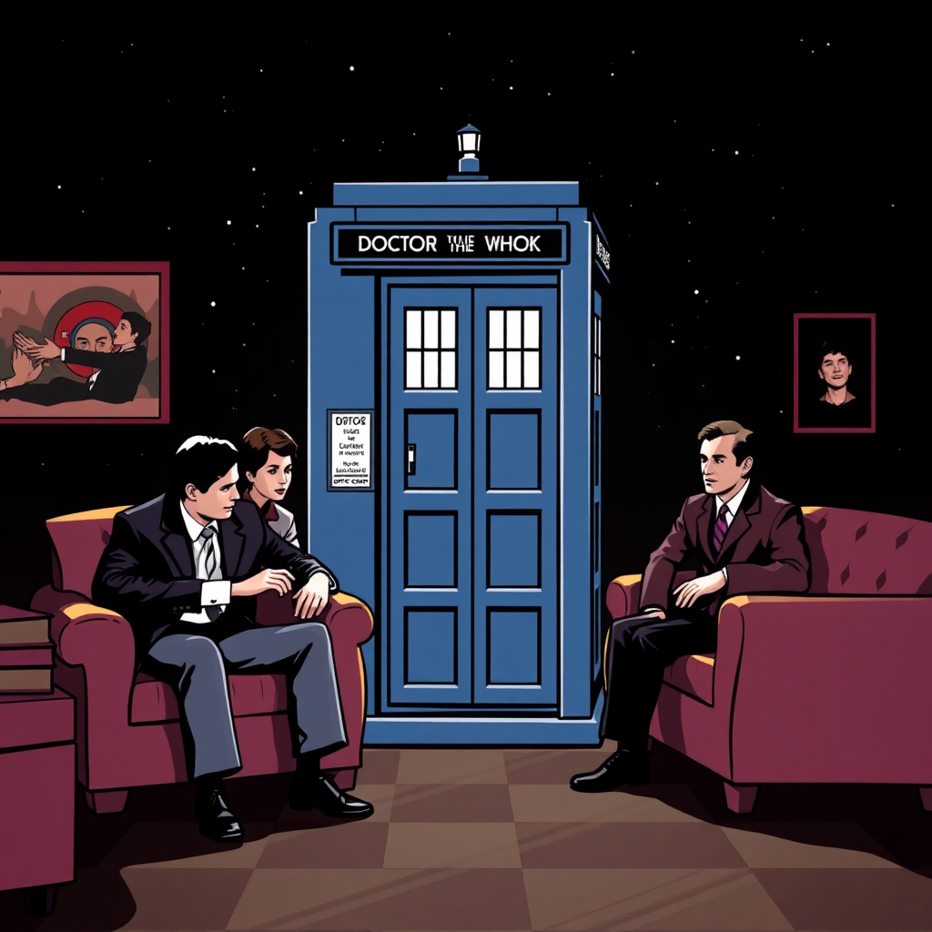 Doctor Who in the style of Seinfeld