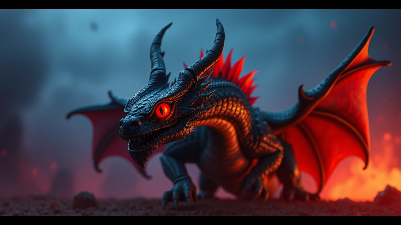 photo, red-eyes dark dragon