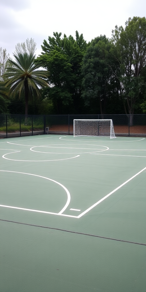 exterior of futsal court