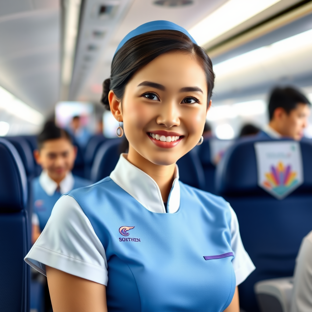 China Southern Airlines flight attendant