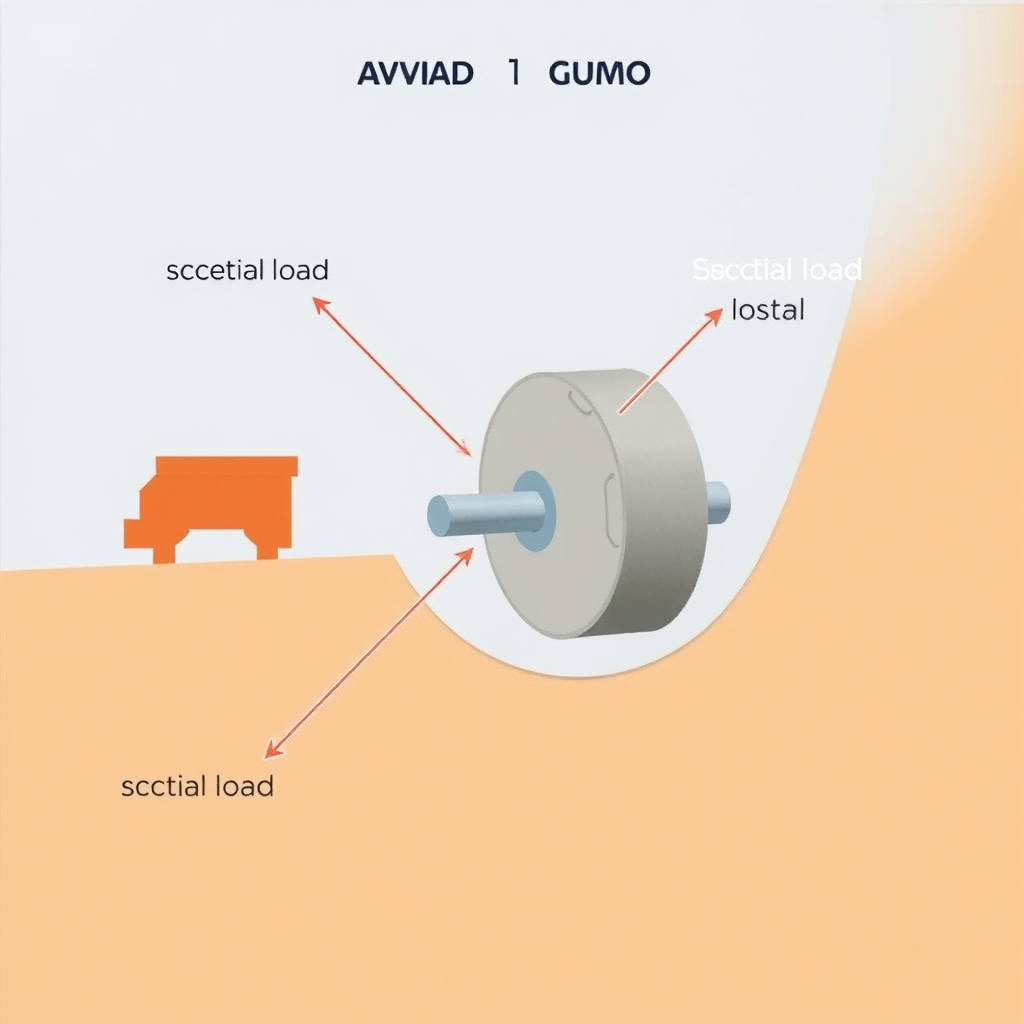 A diagram illustrating axial load