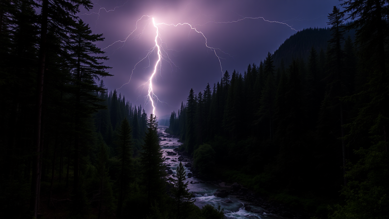 photo,lightning,river,forests