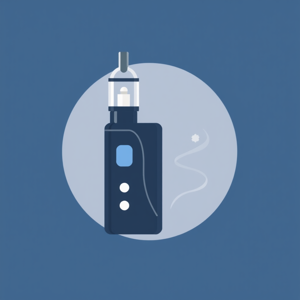 flat icon of a vape pen device