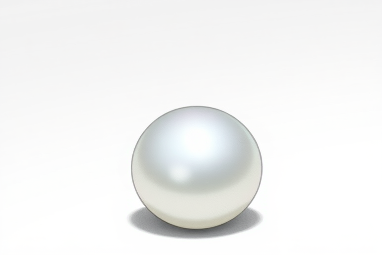 Please draw a realistic-looking pearl.