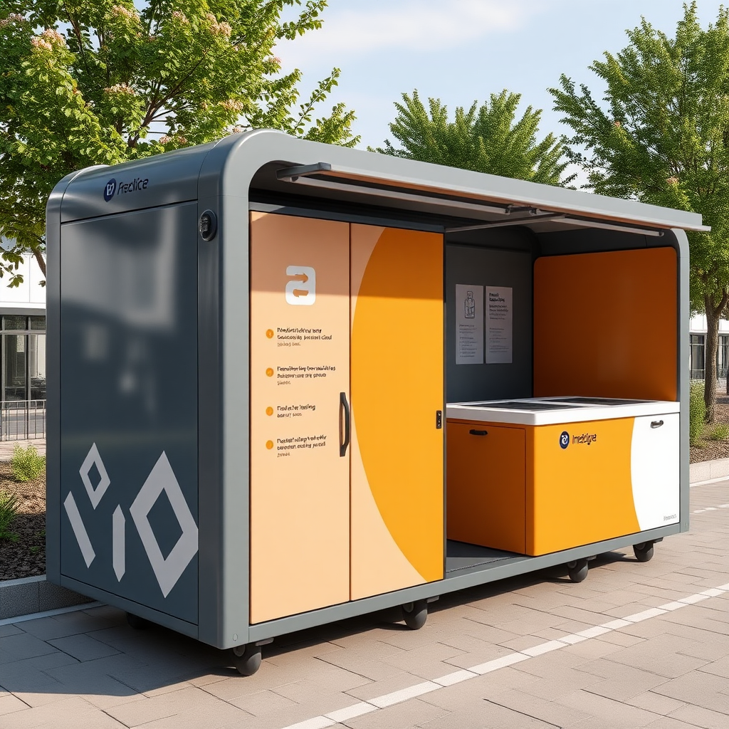 Modern Intelligent Waste Recycling Container