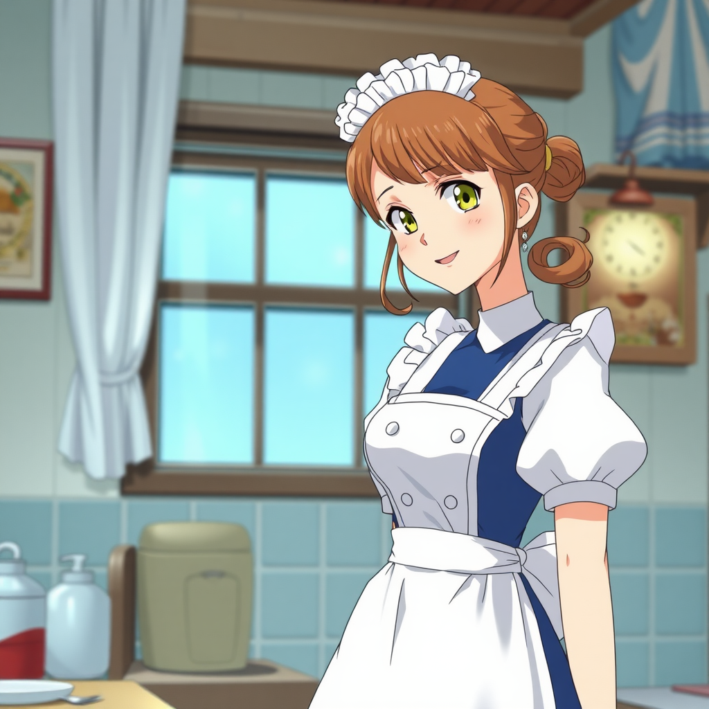 anime 50yo maid