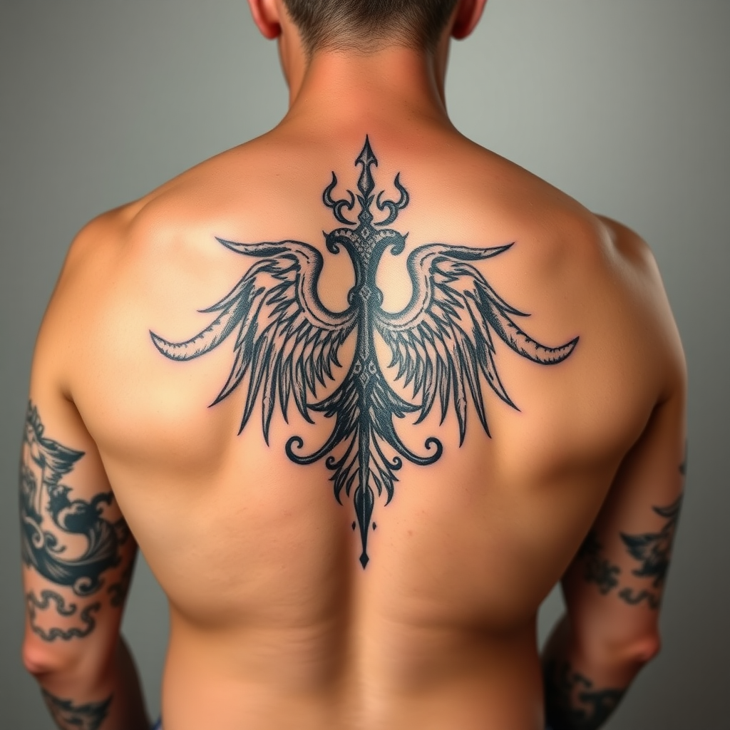 A template-version of Micheal Scofield's back tattoo