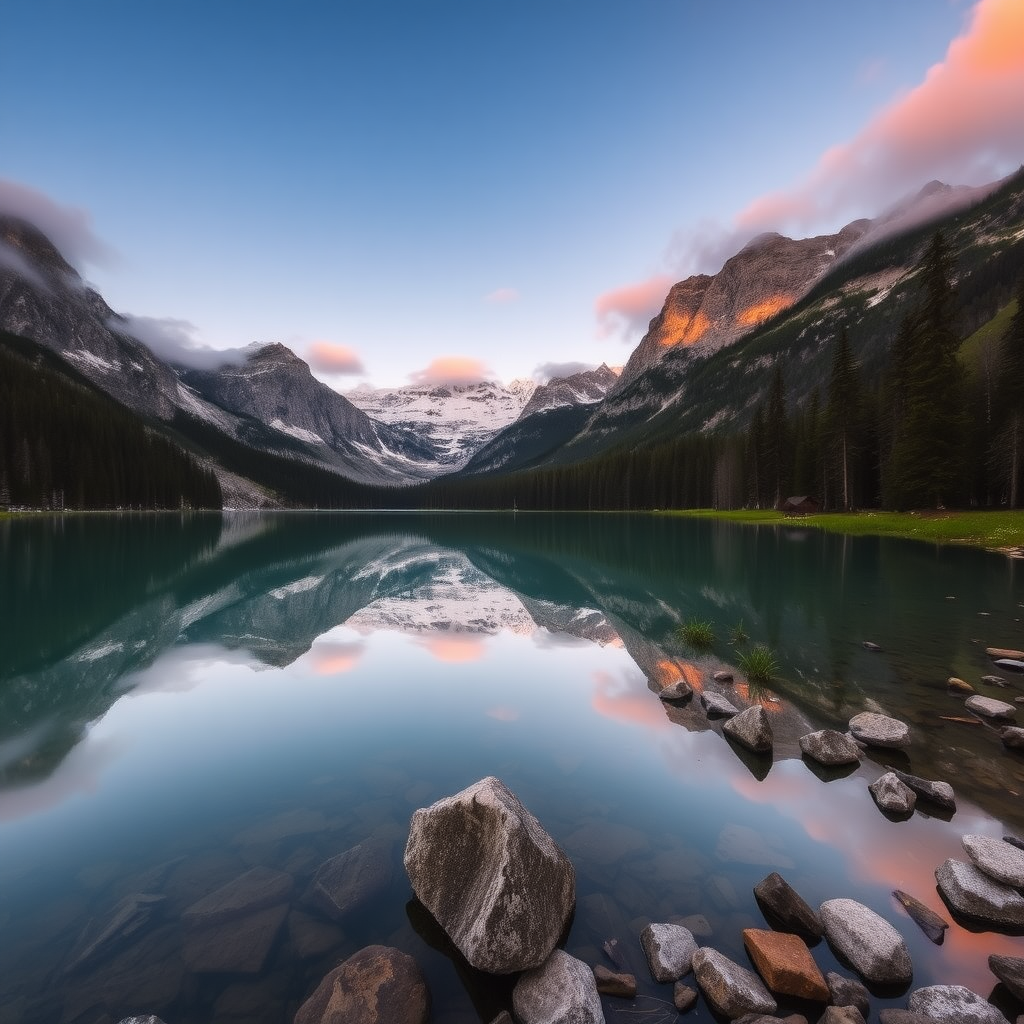 Val Pusteria, Lake Braies at dawn