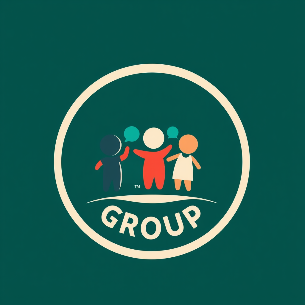 circle logo for friendly group