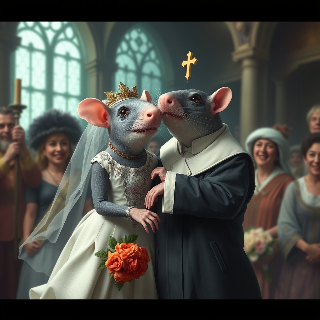 A rat wedding, Catholic, shark attack