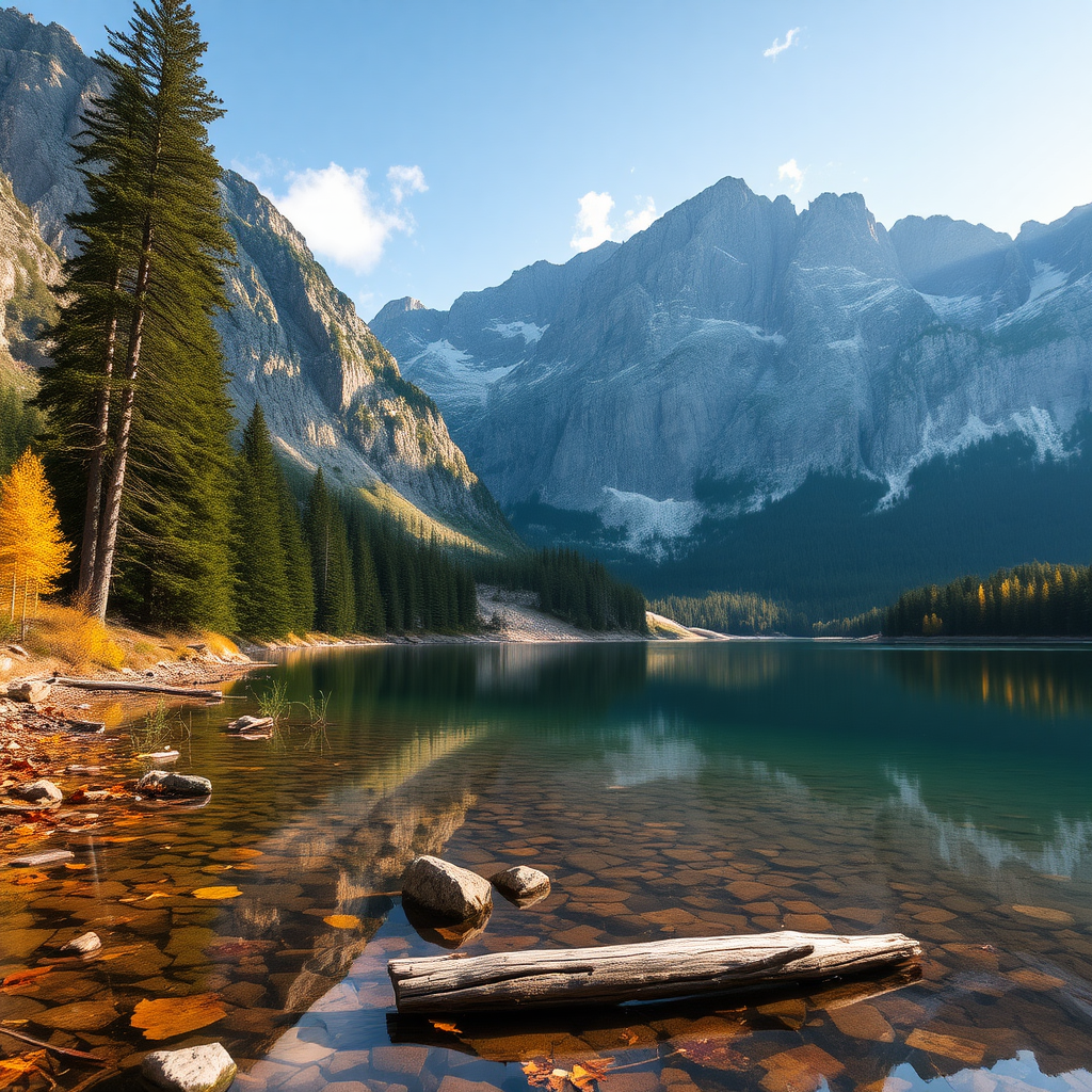 Lake Braies in autumn