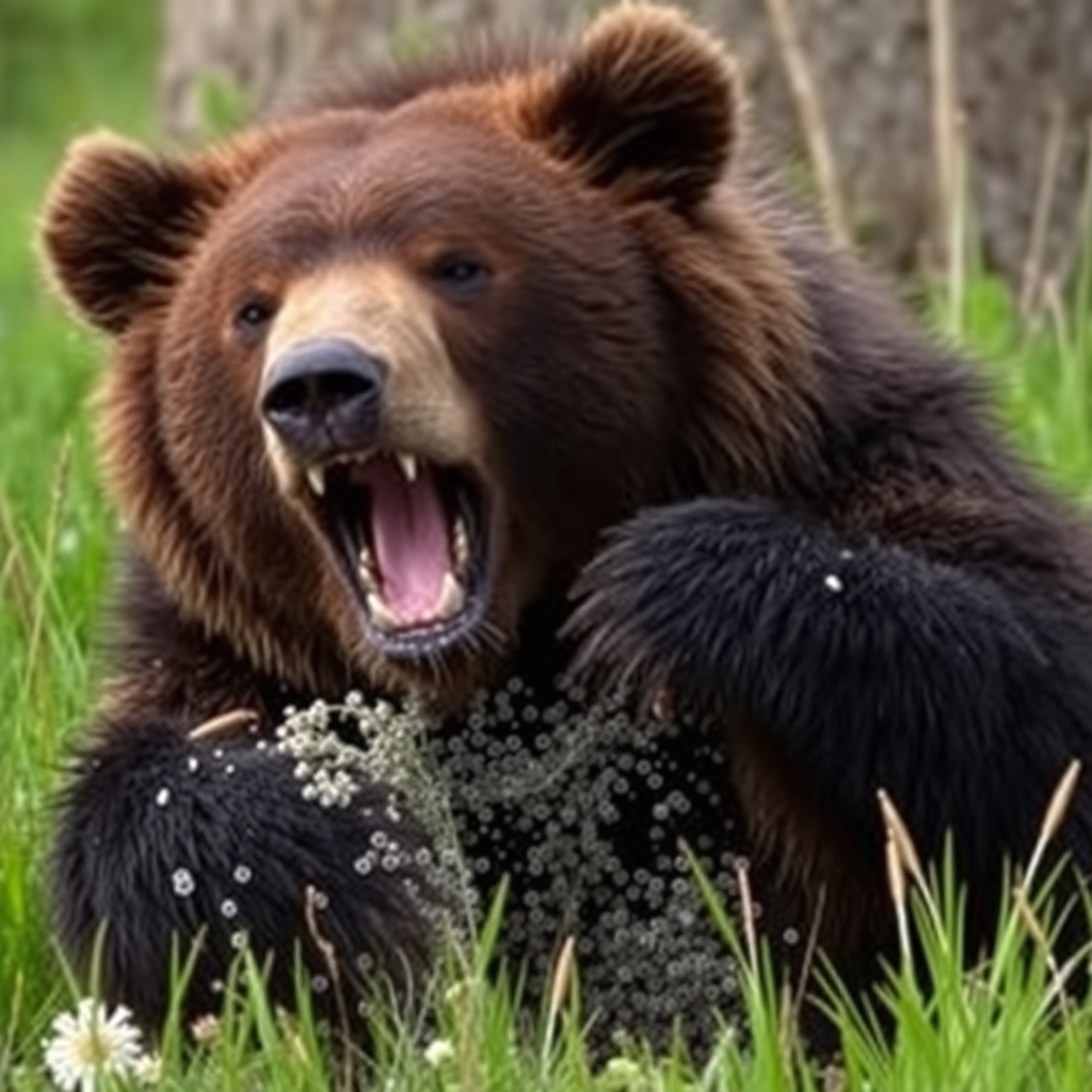 a bear being caught on liveleak