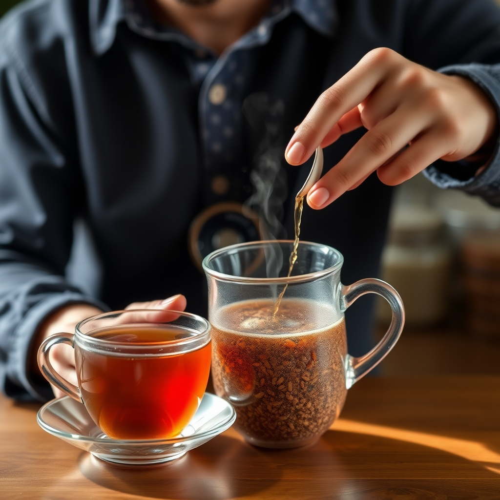 Brewing tea