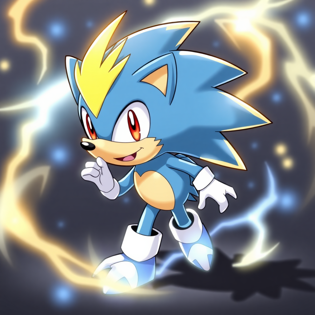 Electric hedgehog pokemon