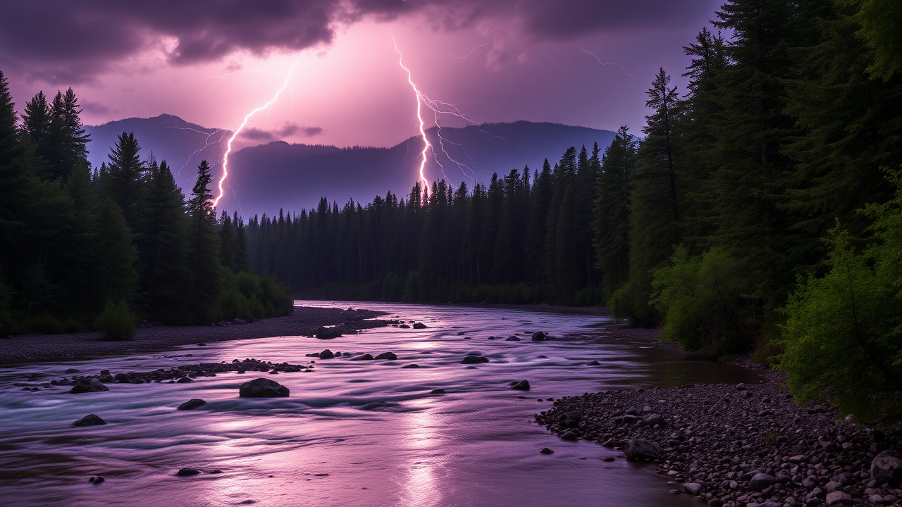 photo,lightning,river,forests