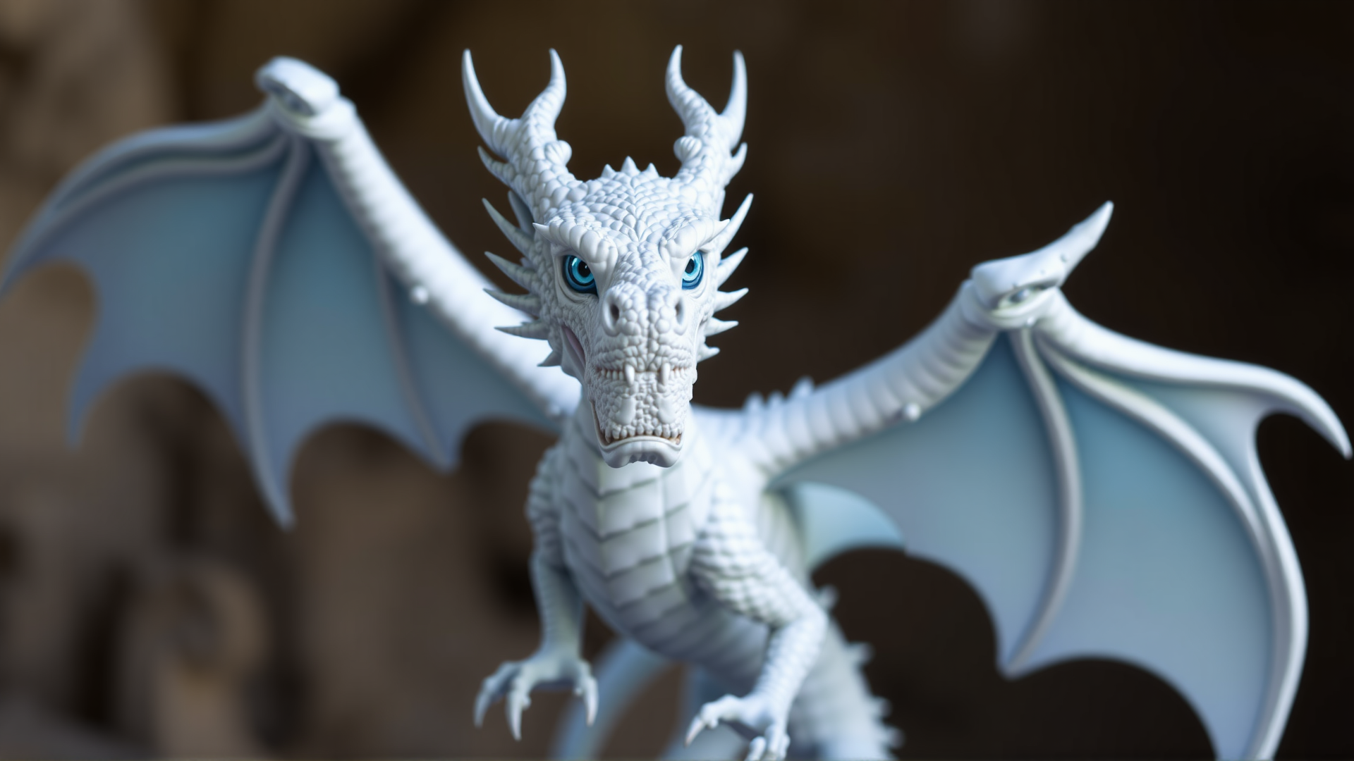 photo, blue-eyes white dragon, full body