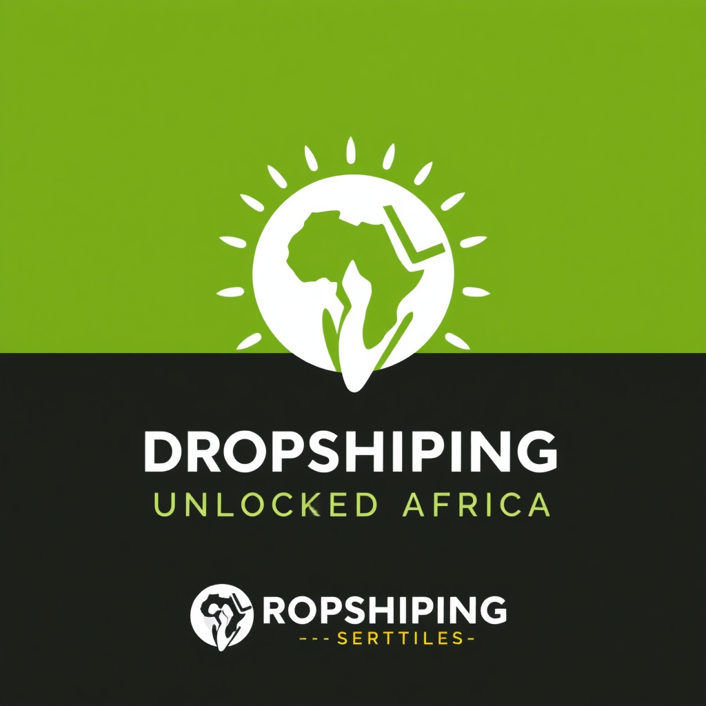 CREATE LOGO FOR "DROPSHIPPING UNLOCKED AFRICA"