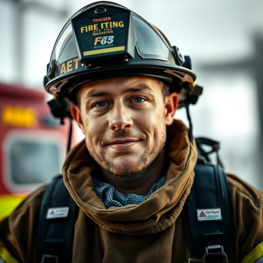 a firefighter man