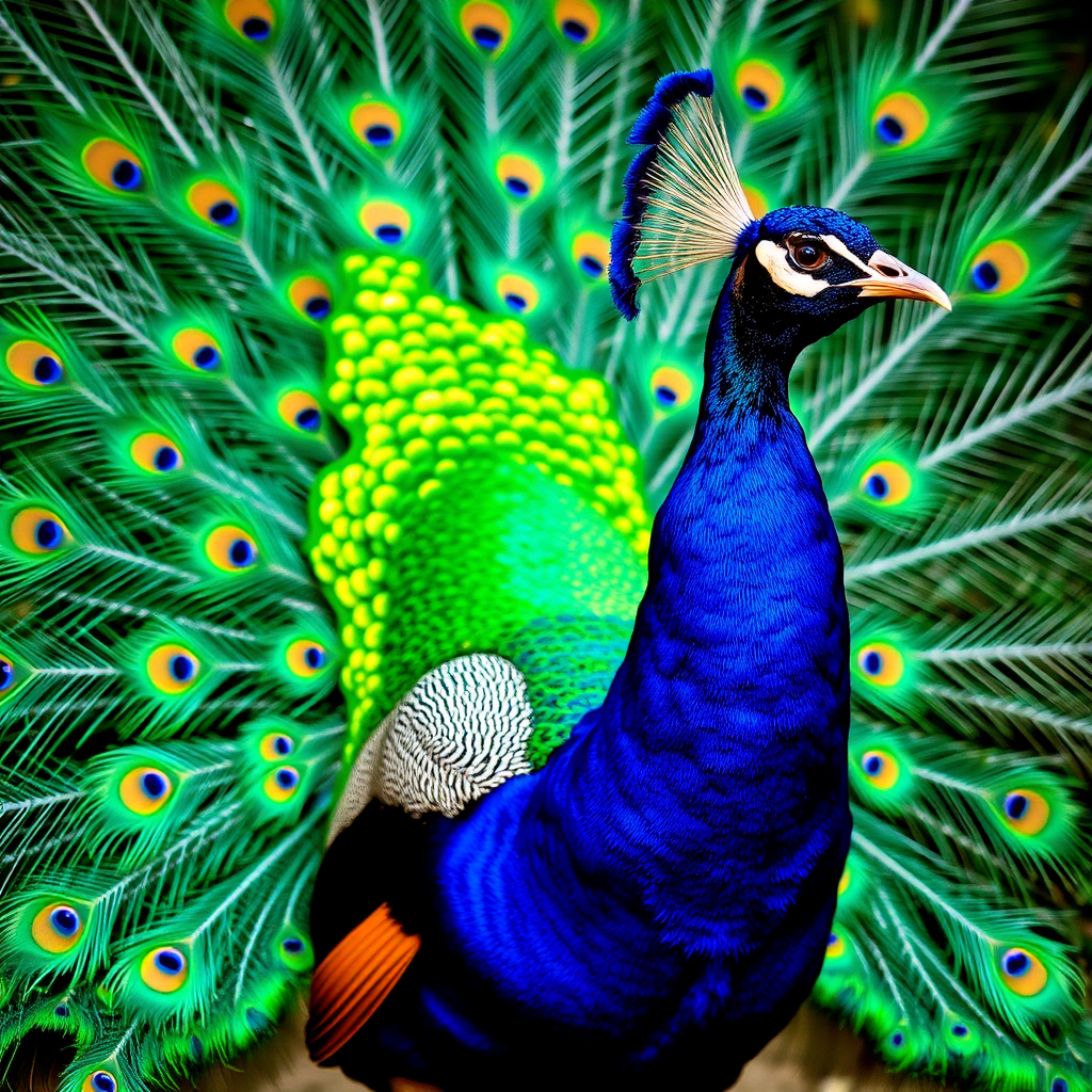 A peacock