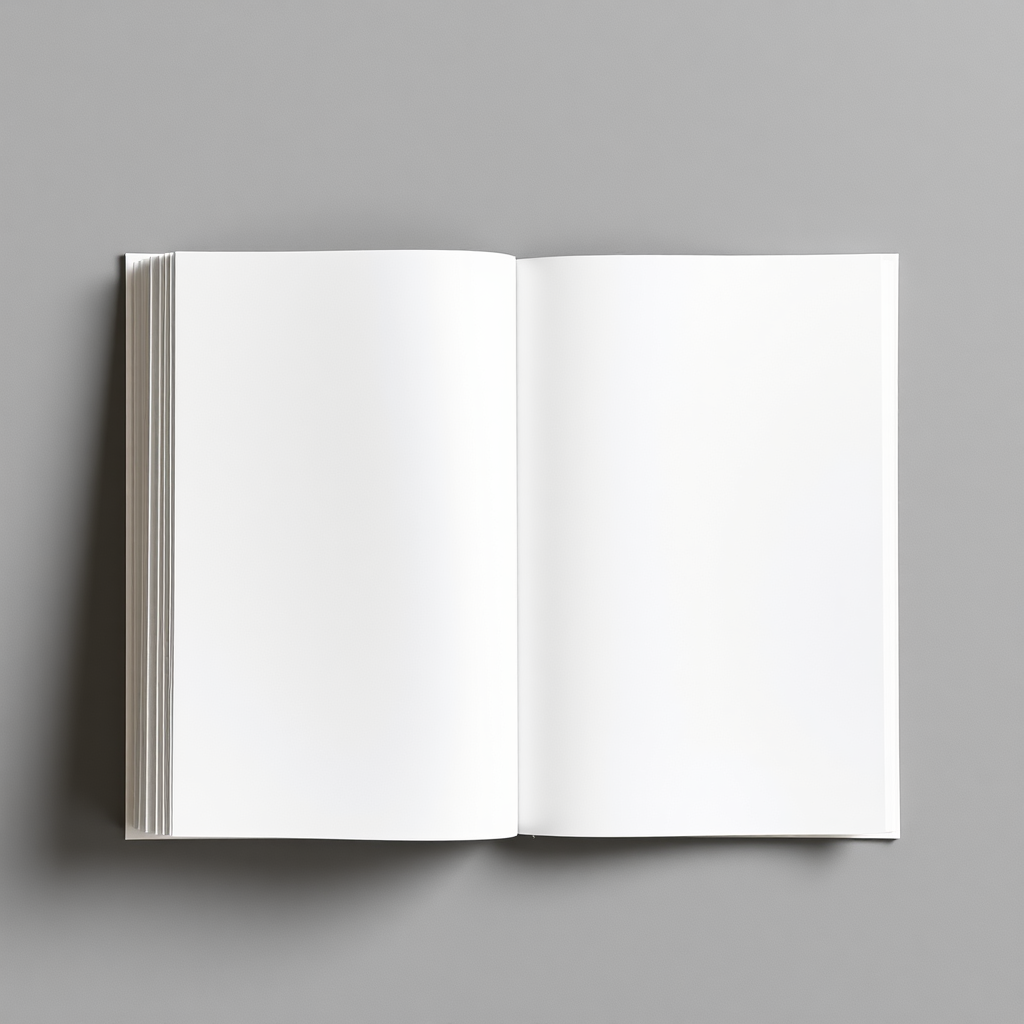 high quality empty paper of book