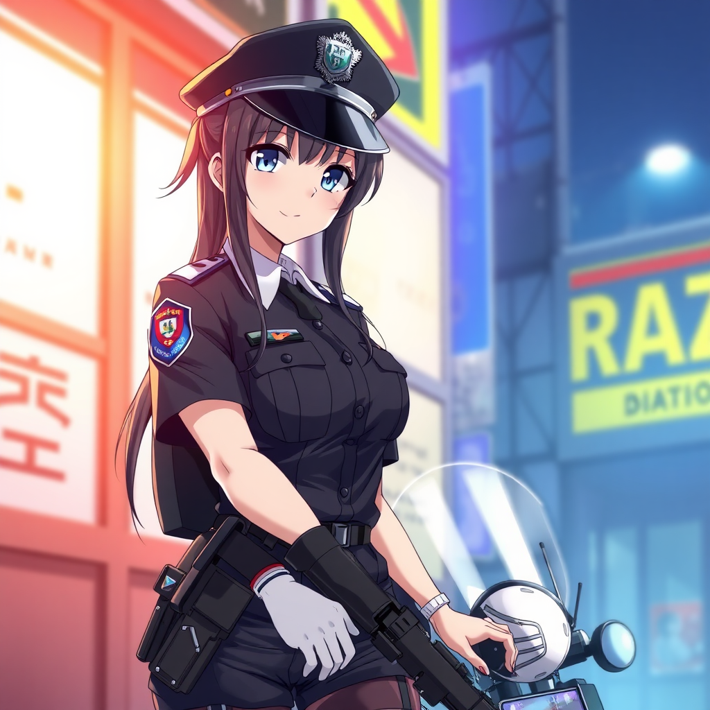 anime police woman