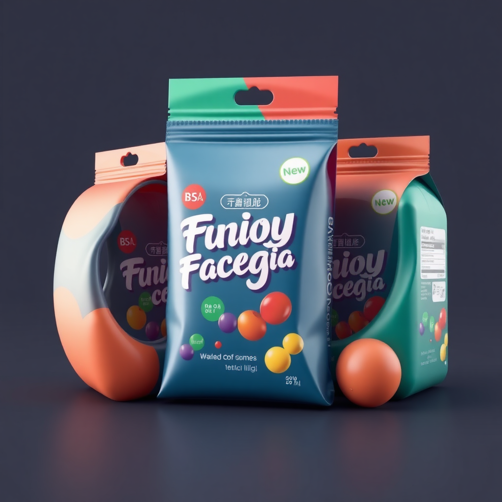 Unique Packaging Design. 3d Animation. Vibrant