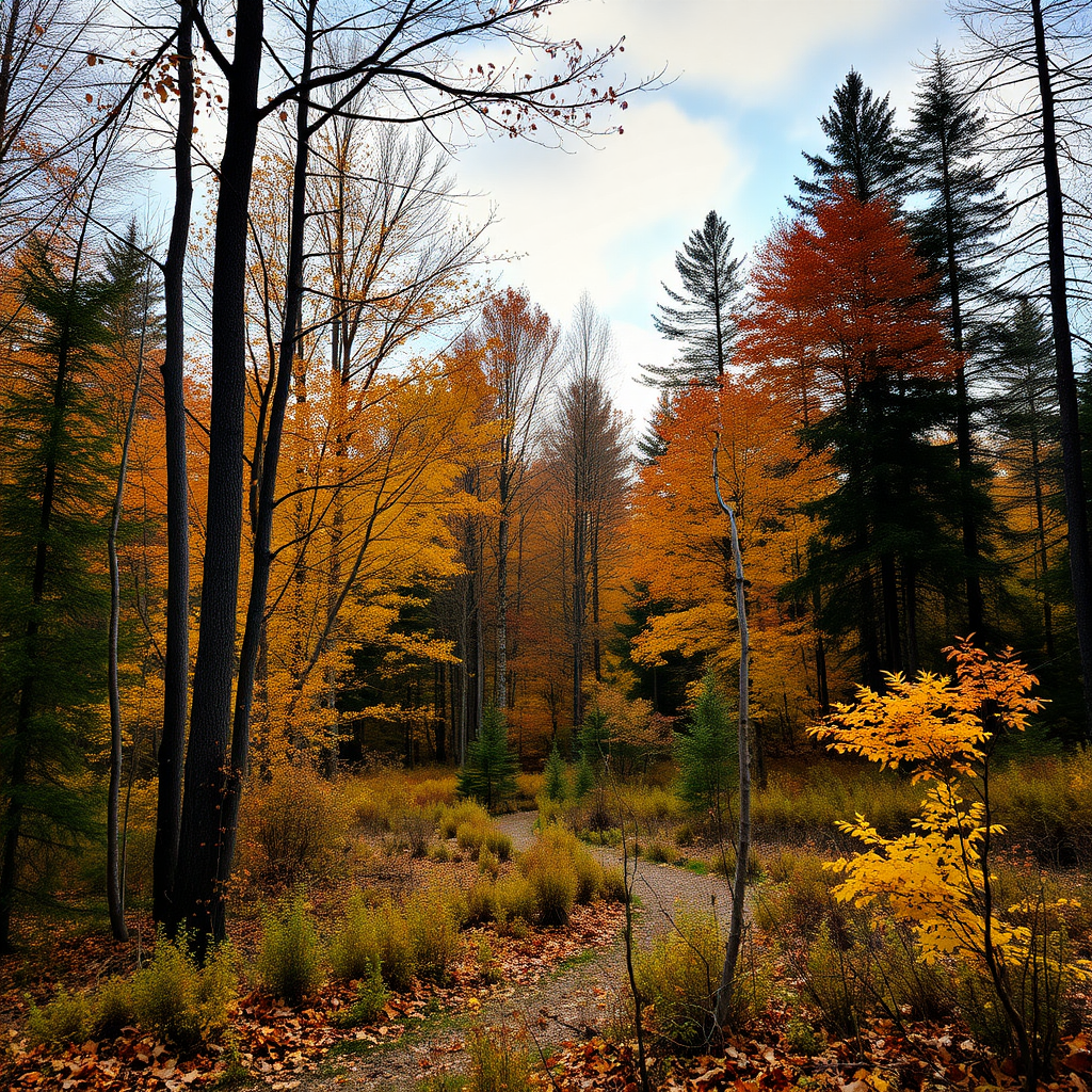 Autumn in the forest