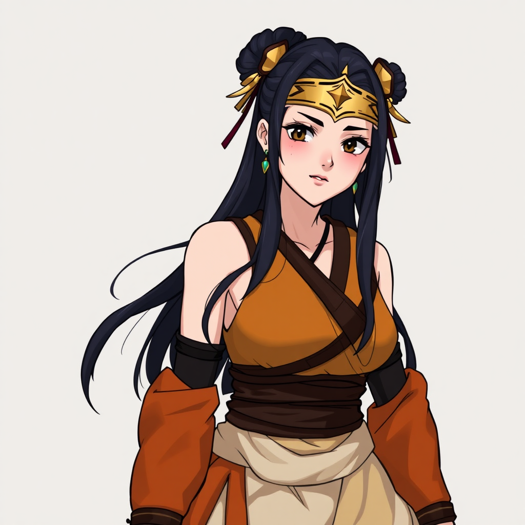 Hinata Hyuga in slave outfit