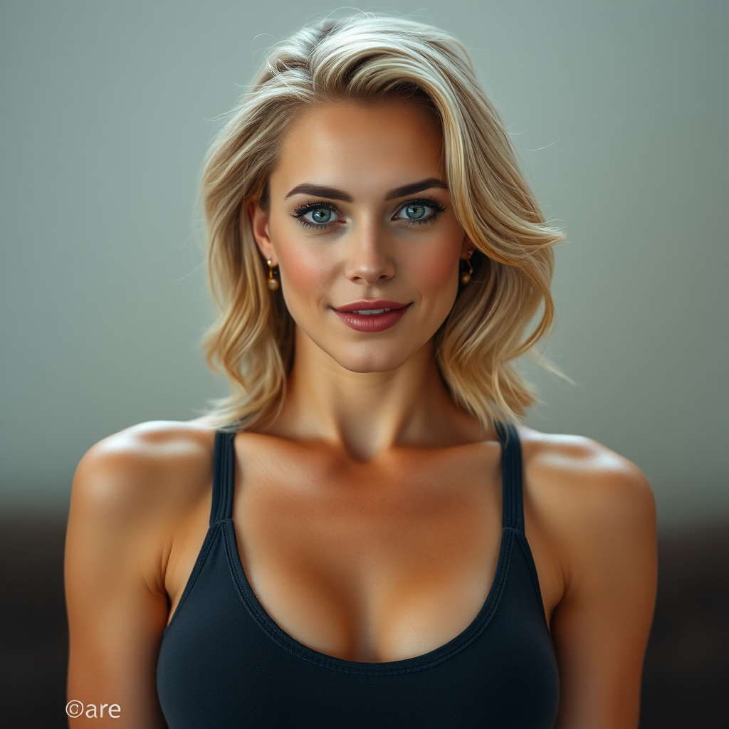 RAW Photo, DSLR, professional color graded BREAK, casual, extremely detailed face Scarlett Johannson, full detailed body, beautiful body, fit body, extremely detailed eyes, extremely detailed hair, blonde, (detailed average breast, gravity rounded boobs), (perfect hips, rounded hips, big hips), perfect legs, epic photograph, highly detailed, 8k, Sony A7, ektachrome detailed, natural light, cinematic composition, half smile