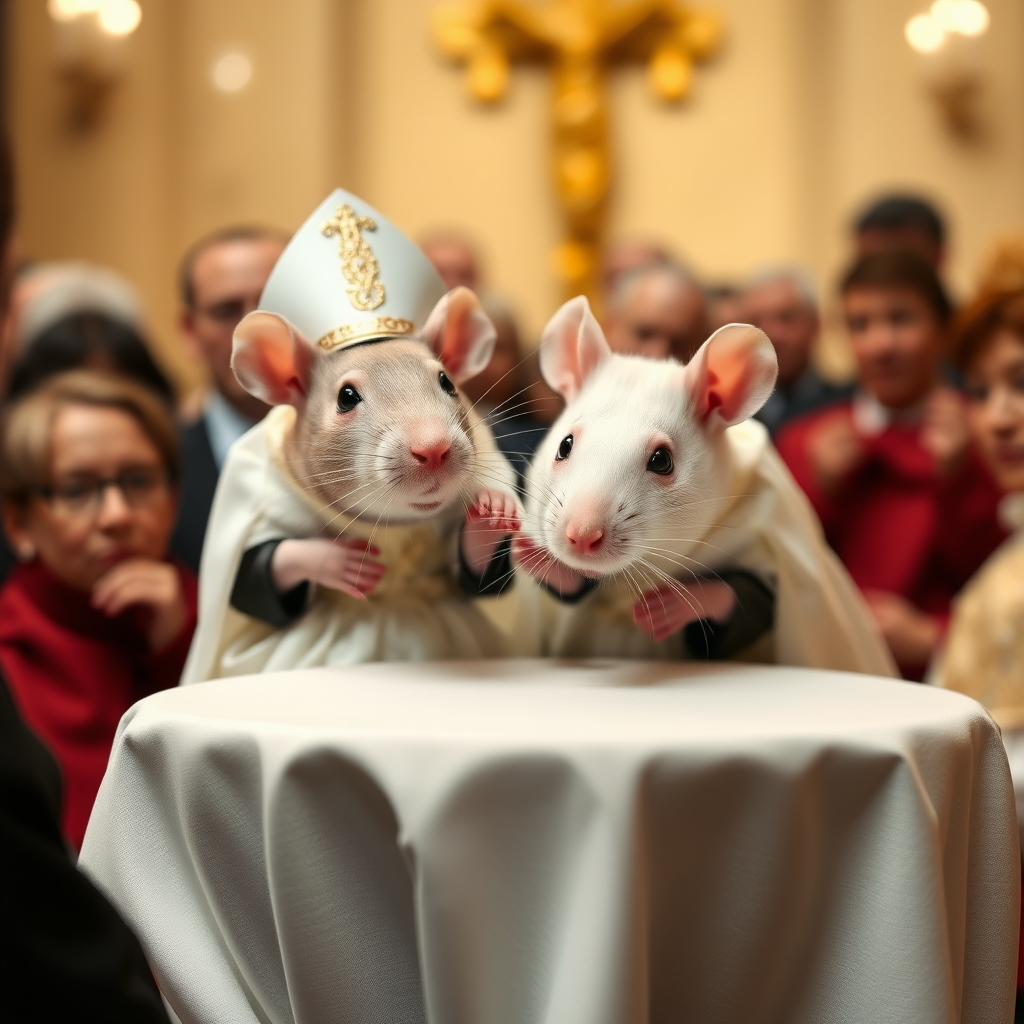 A rat wedding, Catholic