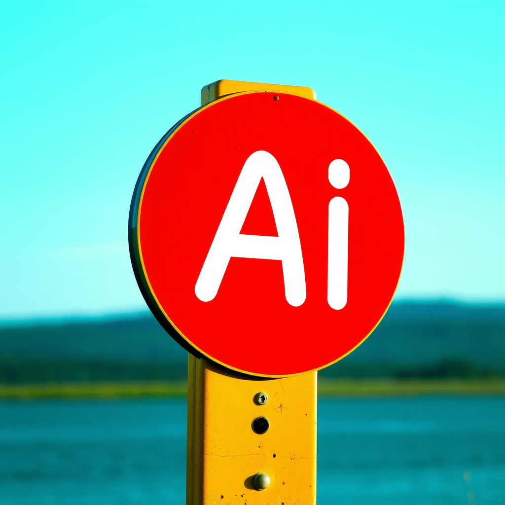 no ai sign