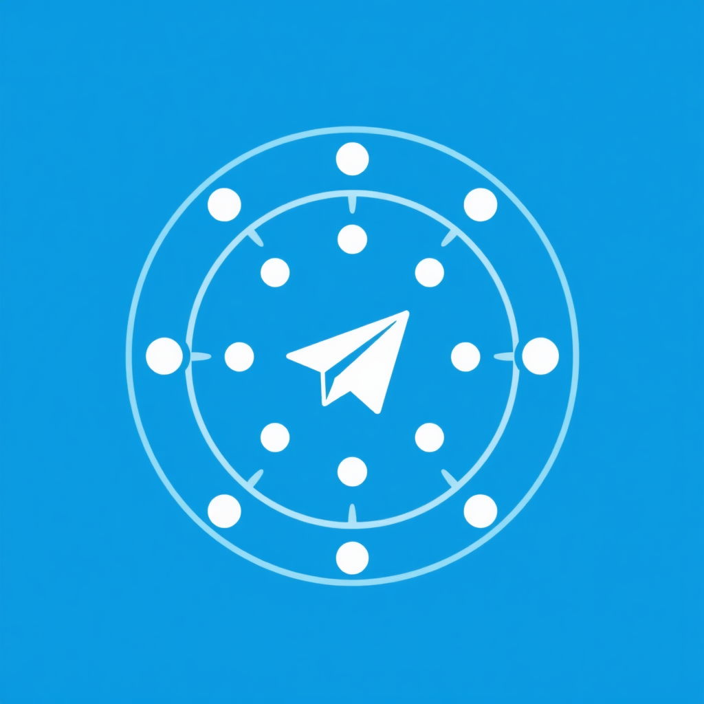 circle logo for telegram friendly group