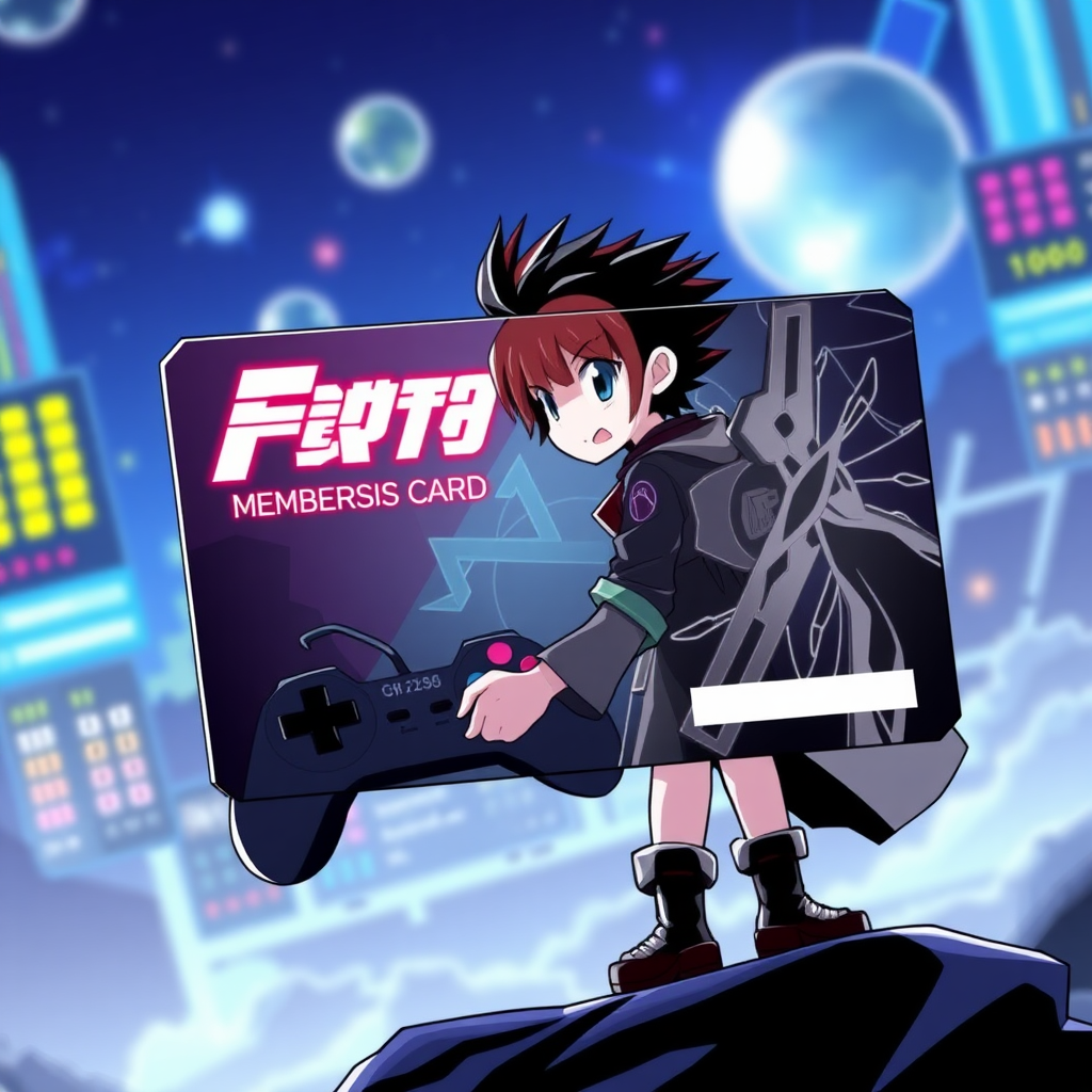 Future Video Game and Anime Membership Card