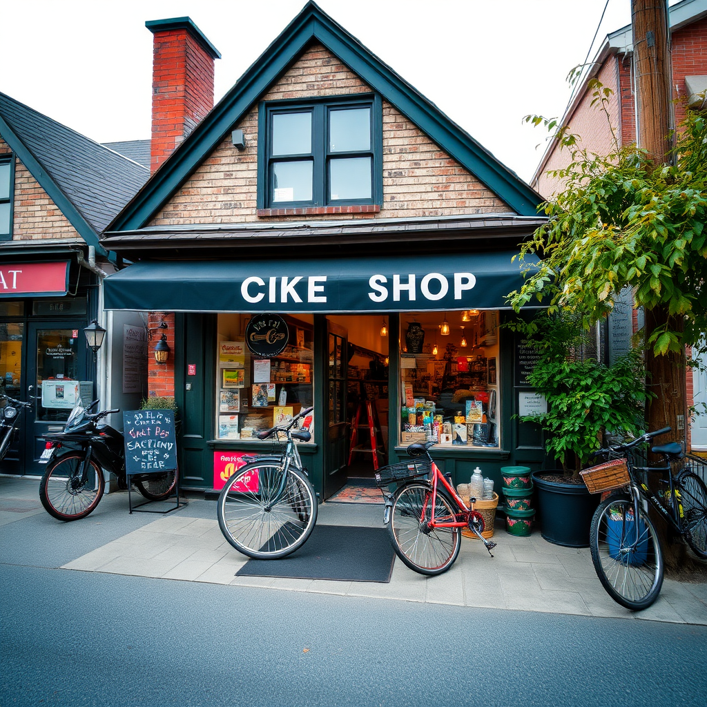 old cat bike shop